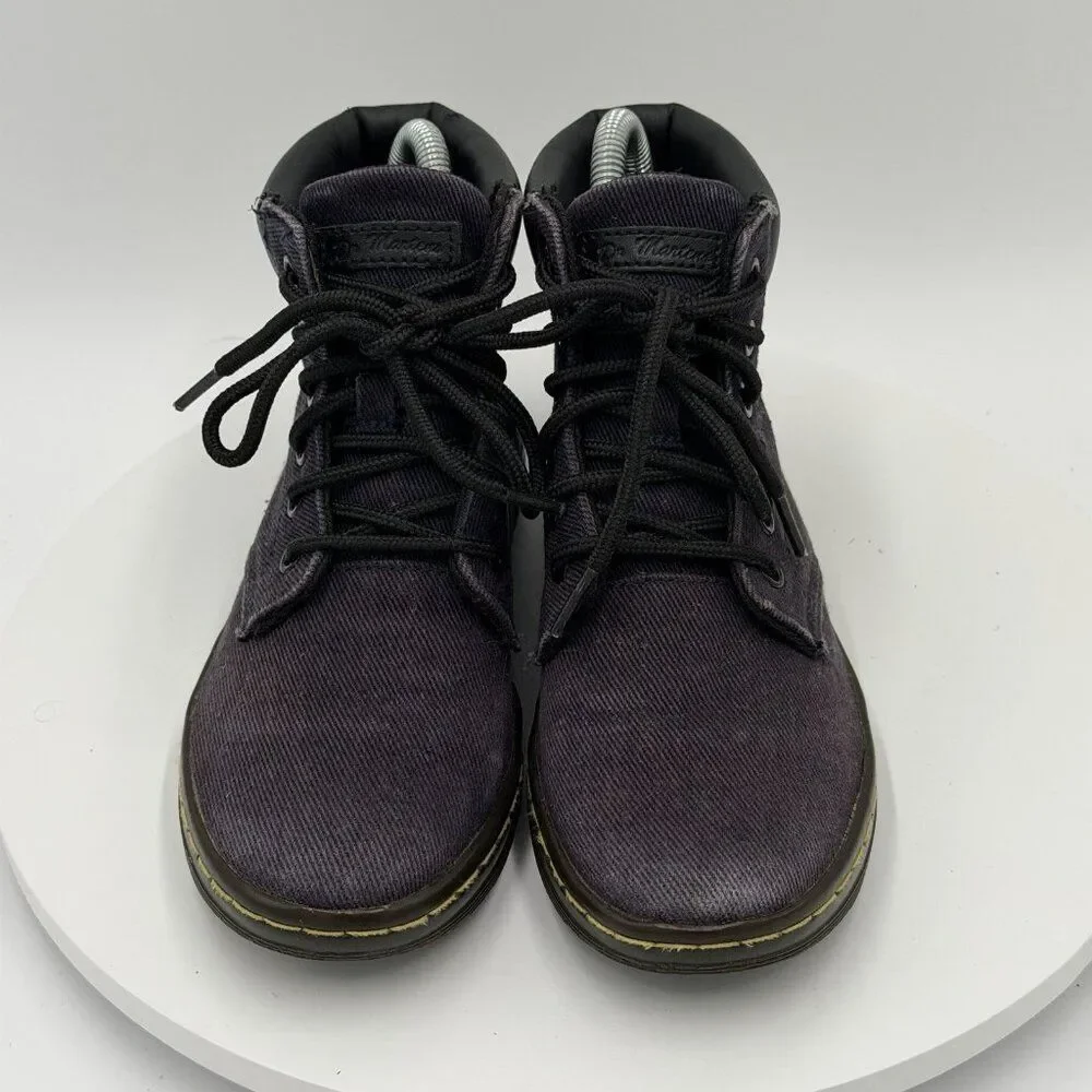 Dr. Martens Maelly Bootie Style Denim Fabric With Cushioned Ankle Women’s Size 5